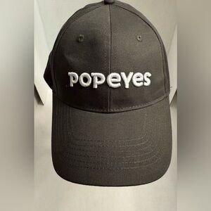 LOT OF 2 Gray Popeyes Baseball Cap NEW WITH OUT TAGS